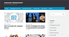 Desktop Screenshot of annuaire-hebergement.com